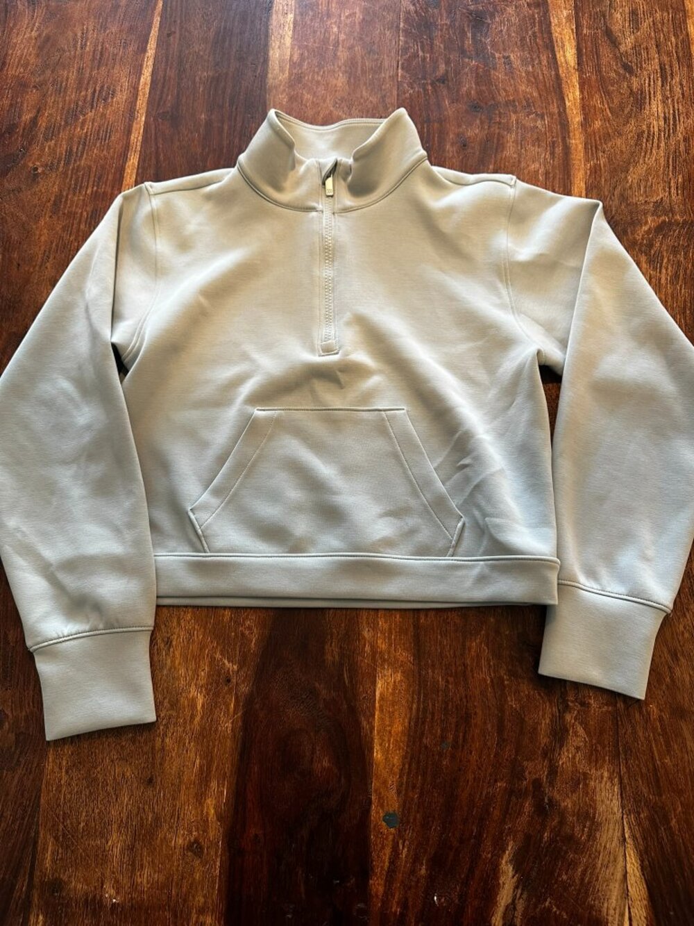 All in Motion - Girls Quarter Zip Pullover - Mint Green - L 10/12